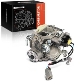 A-Premium 2 Barrel Carburetor Compatible with Nissan Pathfinder 1987-1988, 720 1983-1986, Pickup 1994-2004, Bluebird 1984, Datsun 1985, Atras 1990, Vanette 1986, Caravan 1986, 2.4L, Electric Choke