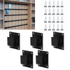 5pcs Wall Shelf Mount Bracket Display Shelf Hook Hanger Rack