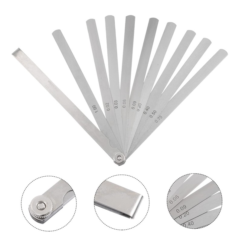 BUGUUYO Feeler Gauge Standard Thickness Measuring Tool Precision Gap Gauge