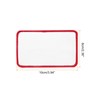 MECCANIXITY 15pcs Sublimation Patch Blank, 10x6cm/3.94x2.36 Inch Rectangle Fabric Iron-on