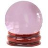 Feng Shui 40MM Multicolor Crystal Ball Asian Rare Natural Magic