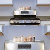 Performore Stainless Steel Oven Storage Shelf 15.5x3.75x2 – 2-Piece Interlocking