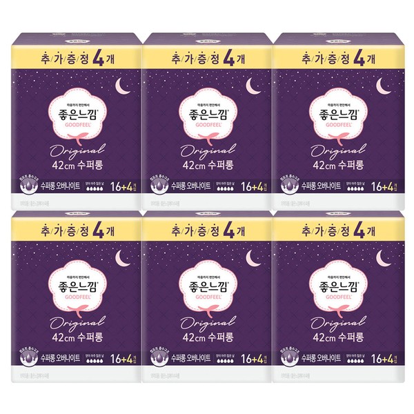 Good Feeling Original Super Long Overnight 16+4p x6 / 좋은느낌