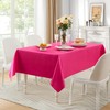 Counfeisly 6 Pack Rectangle Tablecloth Stain Resistant Wrinkle Free Silkly