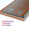 30Counts,Extremely Soft Thin Clear Glass Table Top Bumpers Non-Adhesive,Glass Table