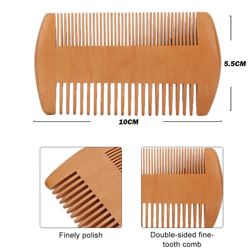 Blue ZOO 4pcs Beard Kit Shaving Knife Blade Double Sided