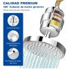 Cabezal De Ducha 6'' Filtrado Regadera 20 Etapas 3 Filtro