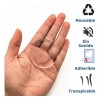 Veraly Protector De Pared Puerta Tope Fija Puertas Silicona 6
