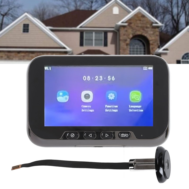 Visual Doorbell Camera with 4.5 Inch Screen Motion Detection 1080P