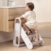Mloong Kids Step Stool Foldable for Bathroom Sink, Easy Folding