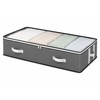 1pc/2pcs/3pcs Dustproof Under Bed Storage Box with Reinforced Handles for