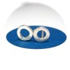 Organic Jewelery, Open Circle Stud Earrings