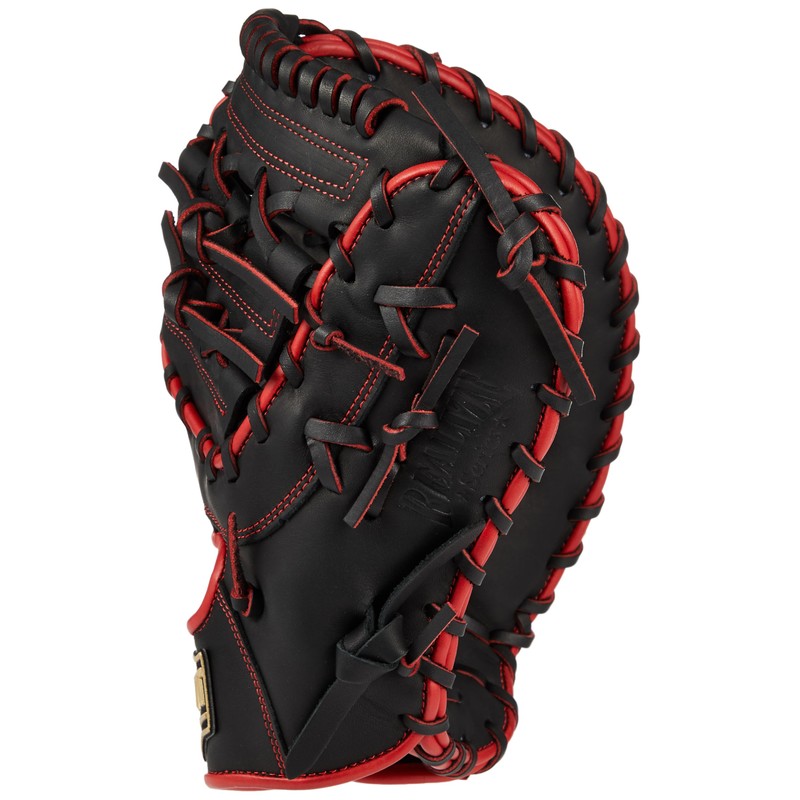 ZETT BSFB52523R Softball Mitt Realize Catcher First Baseman, Black x