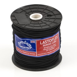 Everlasto 'Lastoflex' Bungee Cord Black 2mm x 100M Reel