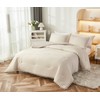 Bedbay Beige Comforter Set King Size Boho Aesthetic Bedding Set