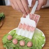 White Triple Meatball Maker, None-Stick Meatball Maker Melon Ballers, Meat