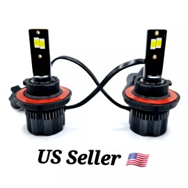 Superlative Supplies 2 Super LED Headlight Bulbs for Honda Pioneer 1000 Forest, 2019-2024 SXS1000M3
