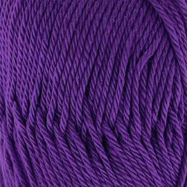 5 Skeins of Sensy Calinia Yarn,%100 Mercerized Giza Cotton Yarn, Amigurumi Yarn, 134 Yards, Gauge 2 Fine (Purple)