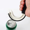 Black Easy Open Ring Pull Can Opener, Ergonomic Can Ring-Pull