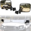 SAUTVS Adjustable Side Mirrors Compatible with Kawasaki Mule Pro FXT