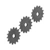 T8F 15T Engine Gears 10mm ID Chain Motor Drive Pinion