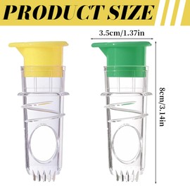 Saituo Home 2 Pcs Lemon Squeezers, Manual Lemon Juicer with Built-in Filter