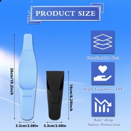 2-Pack Waterproof Razor Travel Case - Portable Shaver Protective Cover and Beard Trimmer Storage, Safe & Convenient Carrying Solution for Manual Razors - Ideal for Men on The Go