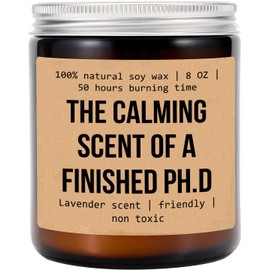 Ph.D Graduation Gift - Phd Grad Gift - Funny Doctorate Graduation Gift - Doctoral Student Modern Candle Gift - Graduate Student - Doctoral Graduation - Phd Graduation - Phd Candle - Phd Gift