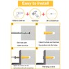 20 Set Screws and Anchors Set M5x80 Screw with 8x80