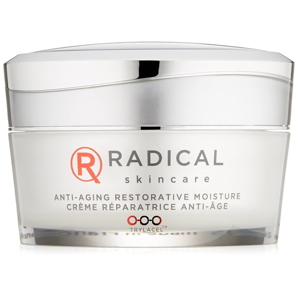 Radical Skincare Anti Aging Restorative Moisturizer - w/Jojoba, Vitamin E, & Aloe | Hydrating | Antioxidant Rich, Non-Drying, Gentle | For All Skin Types | Paraben & Cruelty Free (1.7 Oz)