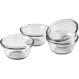 Anchor Hocking 6-Ounce Glass Custard Cups, Set of 4