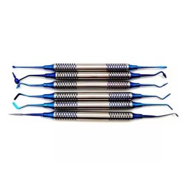 Set De 6 Espátulas Para Resina Puntas De Titanio