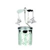 Kerzenfarm Butterfly Rotary Carousel for Tealights, Metal and Glass, 16.5cm