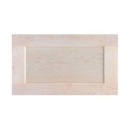 ONESTOCK Unfinished Maple Shaker Cabinet Drawer Front Replacement - 14.75W x 7.25H | Ready to Paint or Stain | Solid Wood | Cabinet Drawer Front Replacement