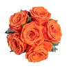 ROSEMARIE SCHULZ Heidelberg Infinity Roses in Silver Flower Bowl -