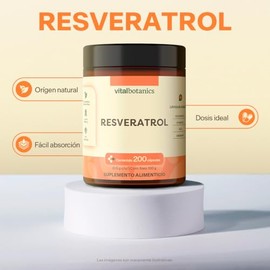 Resveratrol Con Açaí con Vitamina C y Arándano VITAL BOTANICS