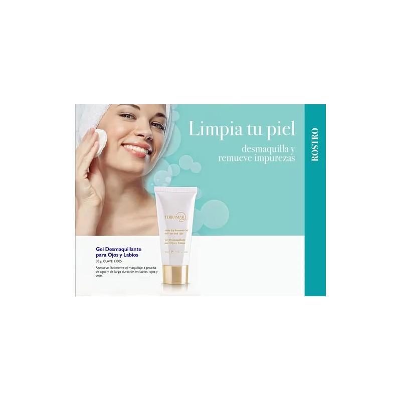 Gel Desmaquillante Para Ojos Y Labios Terramar 30grs