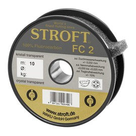 WAKU Stroft FC2 Fluorocarbon Line 10 m Leader 0.720 mm 30 kg