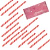 Red Swirl Candy Cane Sticks Suckers, Old-Fashioned Multicolored Mixed-Fruit Flavor,