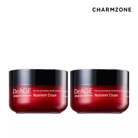 Charmzone 참존 디에이지 레드에디션 뉴트리언트 크림 50ml 2개 [참존 디에이지 레드에디션 크림 50ml 2개] Charmzone D.Age Red Edition Nutrient Cream 50ml 2pcs [Charmzone D.Age Red Edition Cream 50ml 2pcs]
