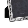 Frametigo Silver Plated Narrow Hammered Photo Frame - Fits Photo