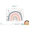 Little Deco DL938-1 Wall Sticker Children's Room Rainbow Hearts Wall