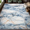 CRYPTOLITE Abstract Area Rug 6x9 Feet, Washable Rug with Non-Slip