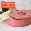 IMUSA Traditional Microwave Safe 8.5" Terracota Tortilla Warmer, Light Brown