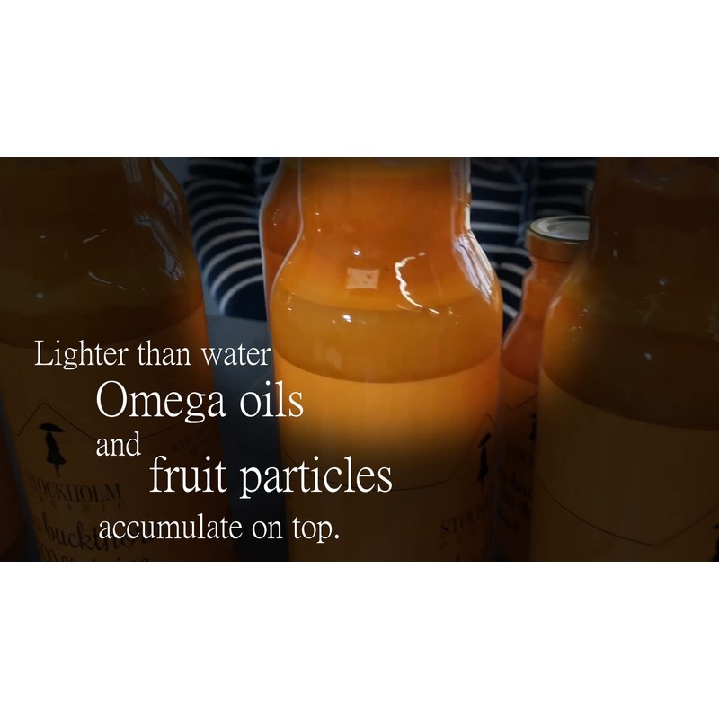Stockholm Organic 100 Percent Organic Sea Buckthorn Juice, orange, 500
