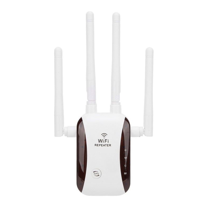 WiFi Range Extender 300Mbps 4 Antennas Wireless Signal Repeater Amplifier
