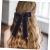 VICASKY 2pcs Dark Bow Hair Clips for Girls Stylish Hair