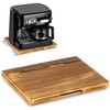 ANBOXIT Appliance Slider, Wooden Sliding Tray for Coffee Maker, Coffee