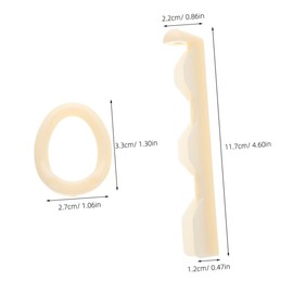 WOONEKY 1 Pair Billiard Tip Repair Tool Durable Clamp for Pool Maintenance Lightweight and Portable Accessory for Snooker and Billiards Enthusiasts