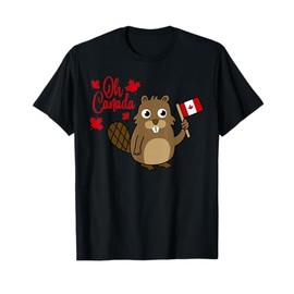 Happy Canada Day Shirt Funny Canadian Groundhog Flag T-Shirt